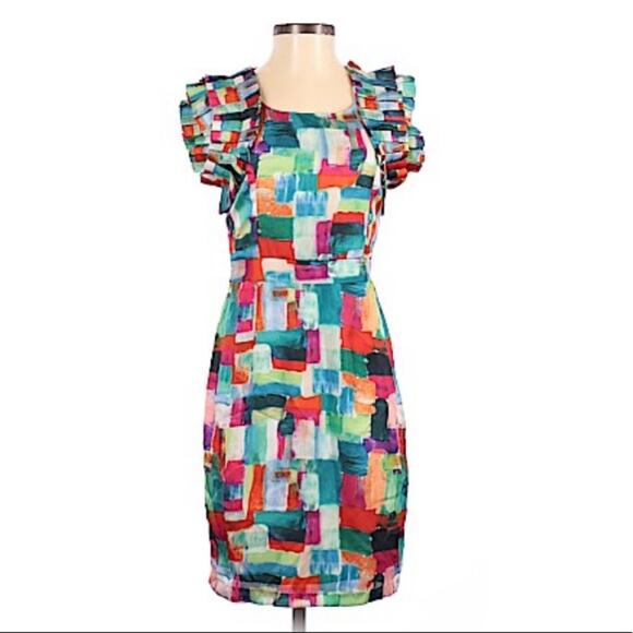 Pure Melin by New York tangle color pop sheath dress, 1 - Picture 1 of 12